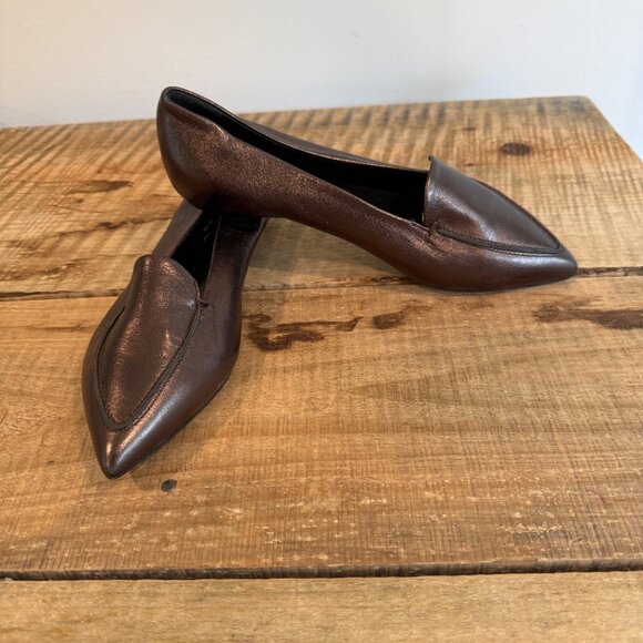 AGL Vania Pointed Toe Flat - Smoke NEW Size 39.5 / US 9.5 - Picture 15 of 16